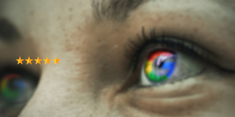 Cartão de Avaliações Google